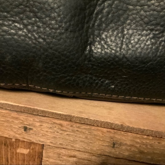 Fossil black textured leather shoulder purse - Picture 6 of 11